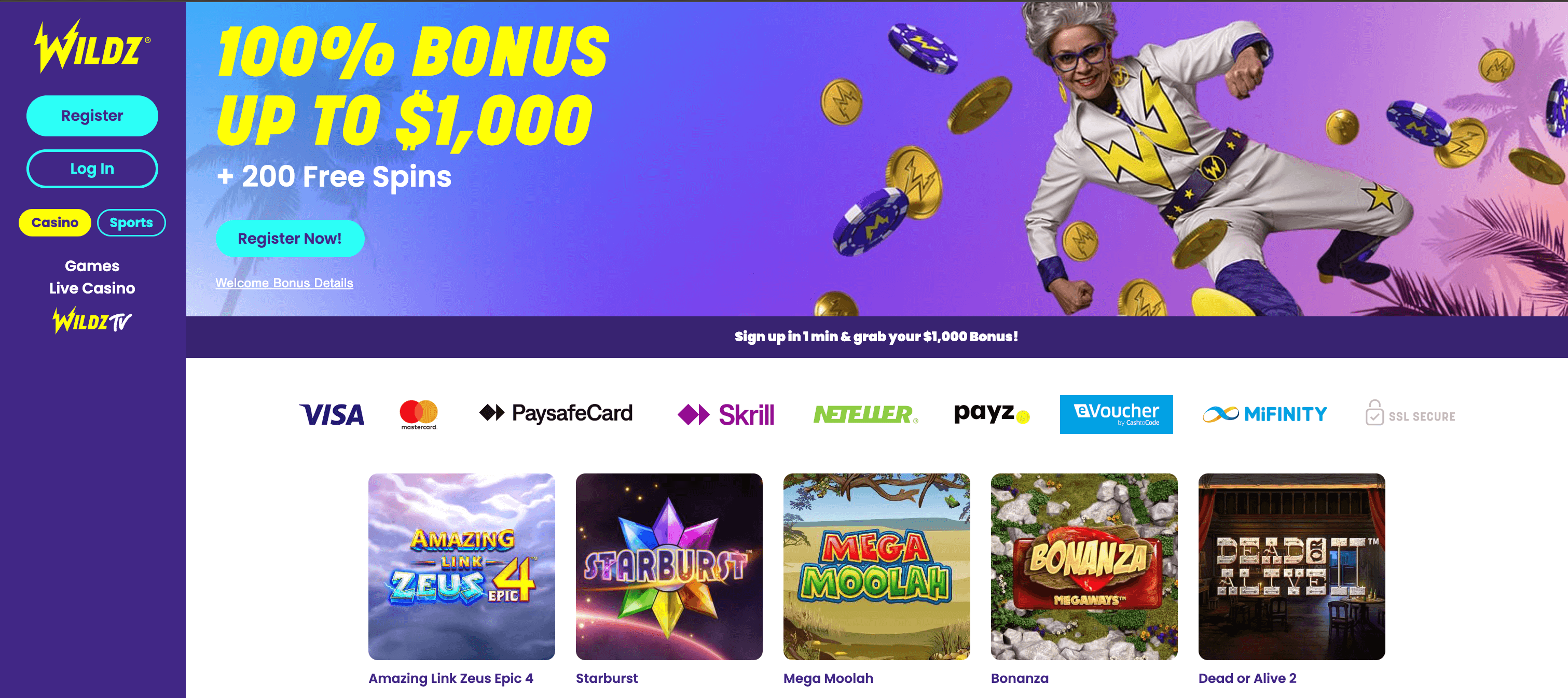 Wildz login Wildz login